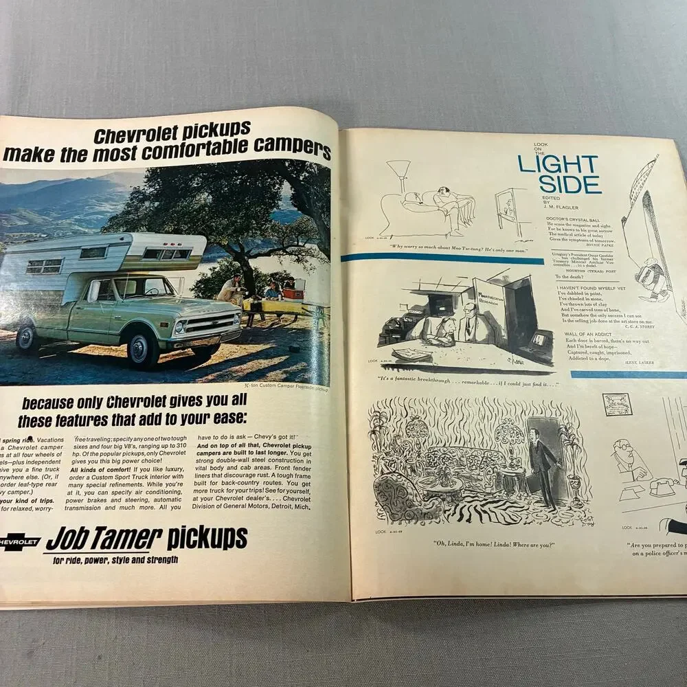 Vintage 1968 LOOK Magazine Catherine Deneuve Israel 20 Years Apr 30 See Descr